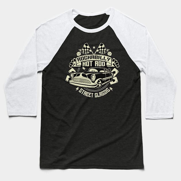 Hot Rod 3 Baseball T-Shirt by PaunLiviu